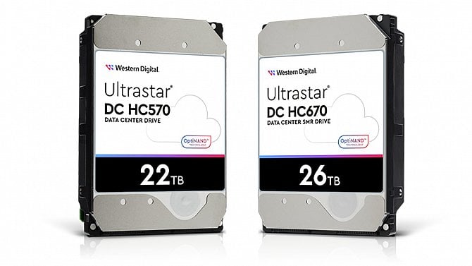 Western Digital ohlásil 28TB pevný disk. Pořád bez HAMR, bude to díky UltraSMR