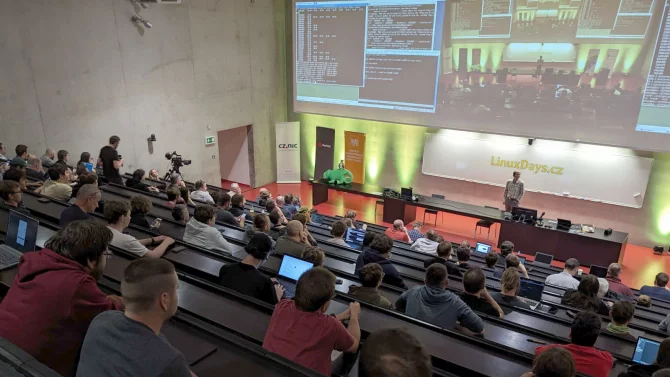 Galerie ze soboty na konferenci LinuxDays 2023