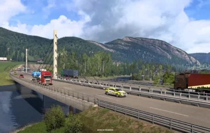 Český Euro Truck Simulator 2 láká na nové DLC. V Nordic Horizons budou řidiči objevovat krásy Skandinávie