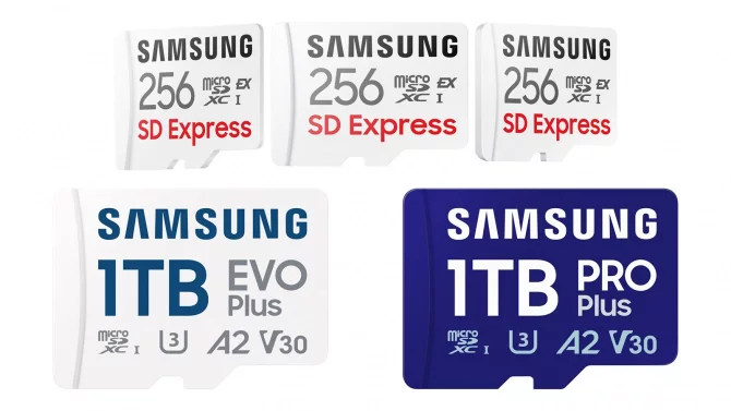 MicroSD rychlejší než váš disk. SD Express jde poprvé do micro karet, Samsung dosáhl rychlosti 800 MB/s