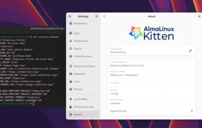 AlmaLinux má testovací verzi Kitten, KDE chystá vlastní distribuci